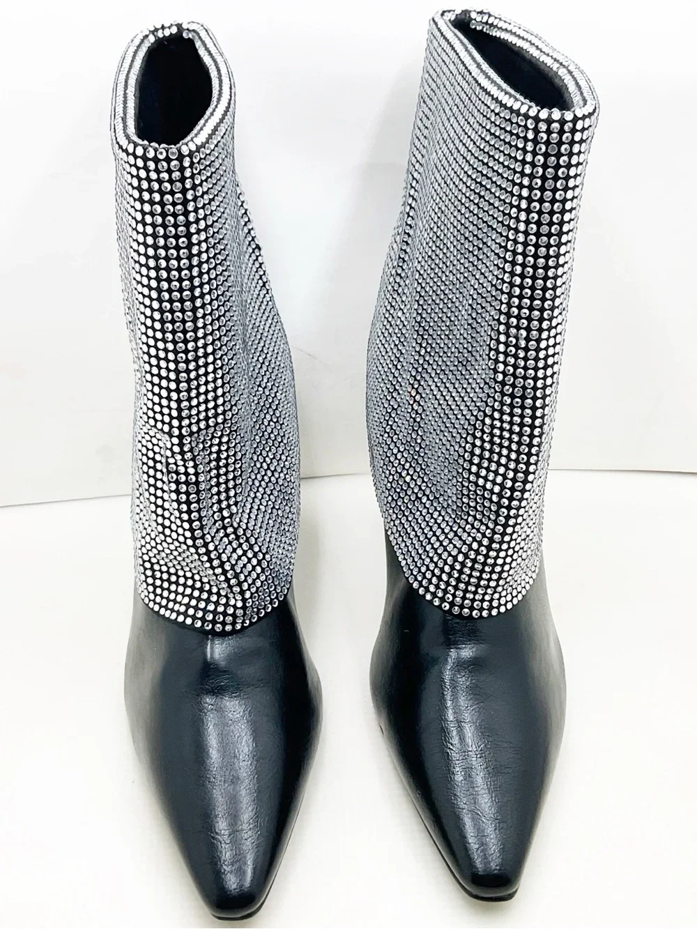 🆕{Steve Madden} Blitzee Rhinestone Foldover Boots